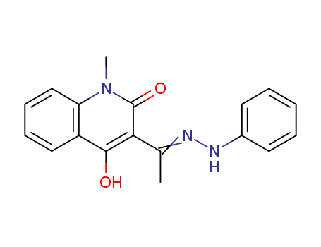 1-methyl-3-[1-(2-phenylhydrazinyl)ethylidene]quinoline-2,4-dione