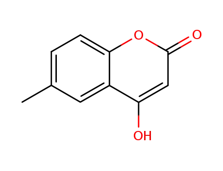 Molecular Structure of 13252-83-0 (4-HYDROXY-6-METHYLCOUMARIN)