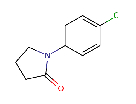 Molecular Structure of 7661-33-8 (1-(4-CHLOROPHENYL)-2-PYRROLIDINONE)