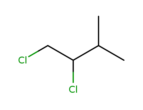 Molecular Structure of 600-10-2 (1,2-dichloro-3-methylbutane)