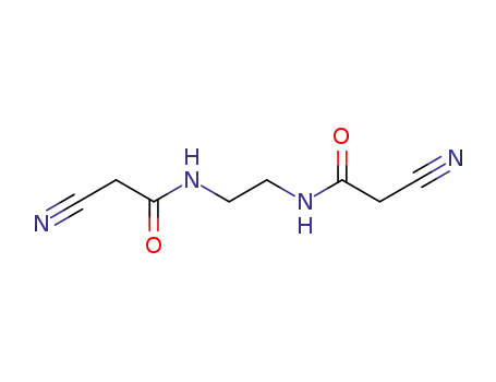 Molecular Structure of 3216-88-4 (N,N'-ethylenebis[2-cyanoacetamide])