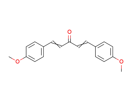 Molecular Structure of 2051-07-2 (BIS(4-METHOXYBENZYLIDENE)ACETONE)