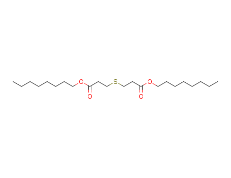 3006-27-7,3,3'-Thiobis(propionic acid octyl) ester,dioctyl 3,3'-thiodipropionate;Di-n-octylthiodipropionat;Propanoic acid,3,3'-thiobis-,dioctyl ester;dioctyl thiodipropionate;Dioctylthiodipropionat;