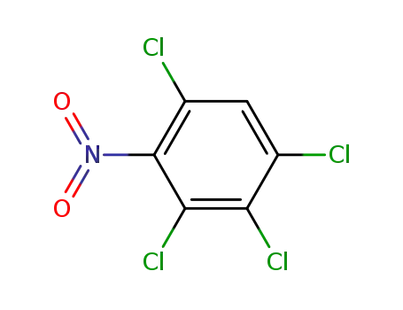 Molecular Structure of 3714-62-3 (1,2,3,5-tetrachloro-4-nitrobenzene)