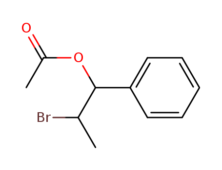 Benzenemethanol, a-(1-bromoethyl)-, acetate