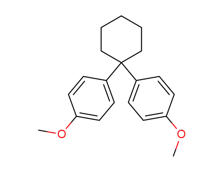 Molecular Structure of 898-55-5 (Benzene, 1,1'-cyclohexylidenebis[4-methoxy-)