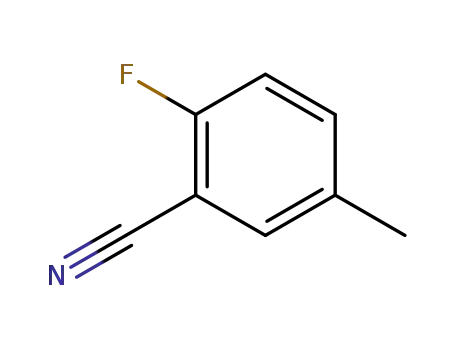 Molecular Structure of 64113-84-4 (2-Fluoro-5-methylbenzonitrile)