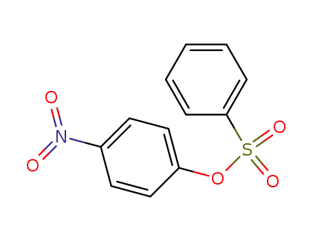 Molecular Structure of 3313-84-6 (Benzenesulfonic acid p-nitrophenyl ester)