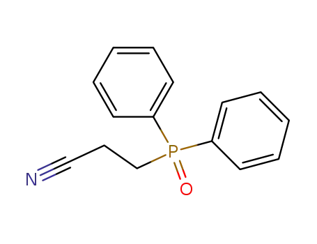 Molecular Structure of 5032-67-7 (Propanenitrile, 3-(diphenylphosphinyl)-)