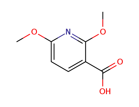 Molecular Structure of 16727-43-8 (2,6-Dimethoxypyridine-3-carboxylic acid)