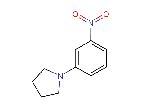 Molecular Structure of 132993-20-5 (1-(3-NITRO-PHENYL)-PYRROLIDINE)