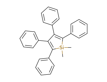 Silacyclopenta-2,4-diene, 1,1-dimethyl-2,3,4,5-tetraphenyl-(7641-40-9)