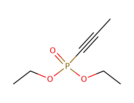 Molecular Structure of 1067-88-5 (Phosphonic acid, 1-propynyl-, diethyl ester)
