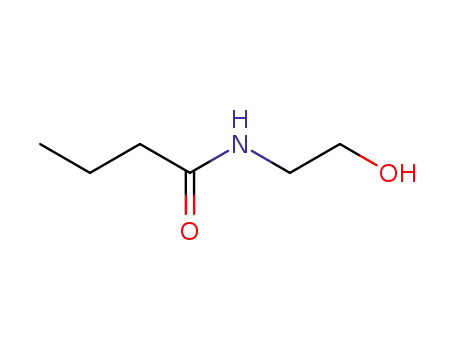 Molecular Structure of 23363-91-9 (N-(2-HYDROXYETHYL)BUTANAMIDE)