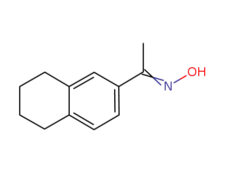 Molecular Structure of 7357-12-2 ((1E)-1-(5,6,7,8-TETRAHYDRONAPHTHALEN-2-YL)ETHANONE OXIME)