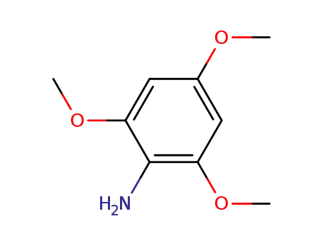 Molecular Structure of 14227-17-9 (2,4,6-TRIMETHOXYANILINE)