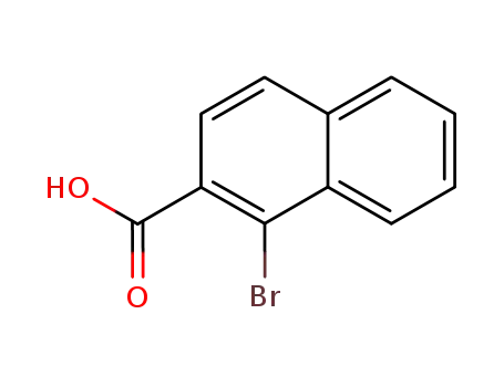 Molecular Structure of 20717-79-7 (1-Bromo-2-naphthoic acid)