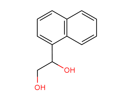 Molecular Structure of 13603-64-0 (1,2-Ethanediol, 1-(1-naphthalenyl)-)