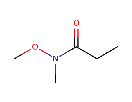 Molecular Structure of 104863-65-2 (N-METHOXY-N-METHYL-PROPIONAMIDE)
