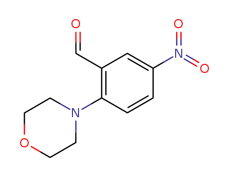 Molecular Structure of 30742-62-2 (2-morpholino-5-nitrobenzaldehyde)