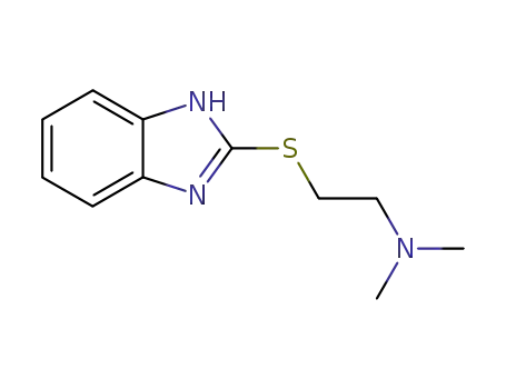 Molecular Structure of 7673-89-4 (Ethanamine, 2-(1H-benzimidazol-2-ylthio)-N,N-dimethyl-)