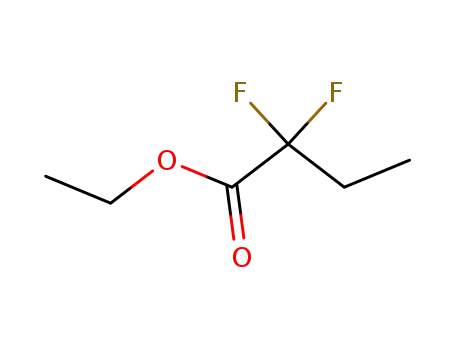 Molecular Structure of 2368-92-5 (Ethyl 2,2-difluorobutanoate)