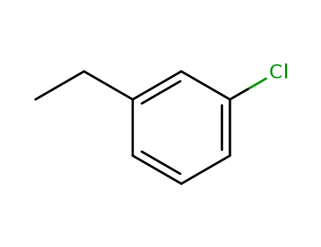 Molecular Structure of 620-16-6 (1-Chloro-3-ethylbenzene)
