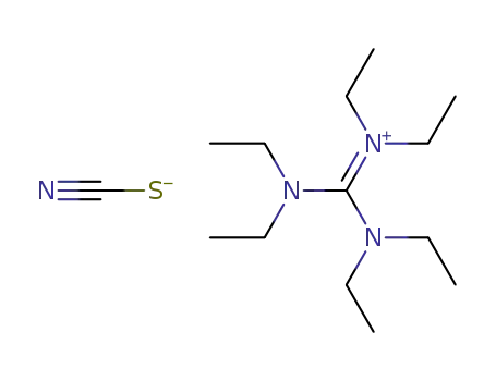 Molecular Structure of 74119-86-1 (Ethanaminium, N-[bis(diethylamino)methylene]-N-ethyl-, thiocyanate)