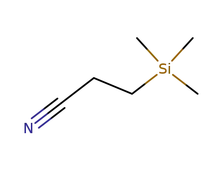 Molecular Structure of 18151-32-1 (2-CYANOETHYLTRIMETHYLSILANE)