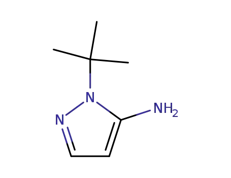 Molecular Structure of 442850-71-7 (1-tert-butyl-1H-pyrazol-5-amine)