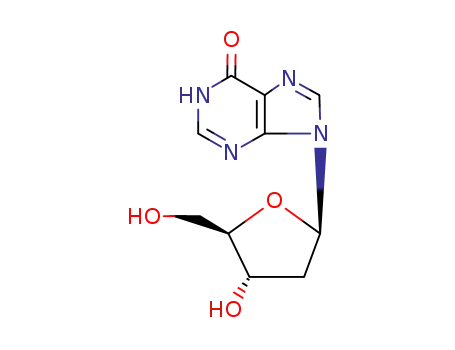 Molecular Structure of 890-38-0 (2'-Deoxyinosine)