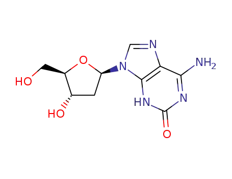 Molecular Structure of 106449-56-3 (2'-DEOXYISOGUANOSINE)