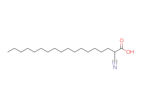 Molecular Structure of 94380-60-6 (2-cyanooctadecanoic acid)