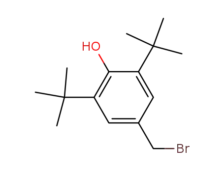 Molecular Structure of 2091-51-2 (4-(bromomethyl)-2,6-ditert-butyl-phenol)