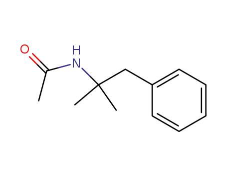 Molecular Structure of 5531-33-9 (N-(1,1-DiMethyl-2-phenylethyl)acetaMid)