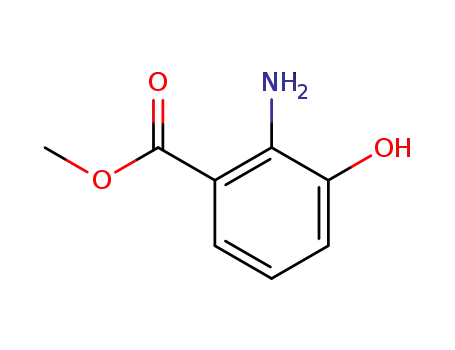 Molecular Structure of 17672-21-8 (METHYL 2-AMINO-3-HYDROXYBENZOATE)