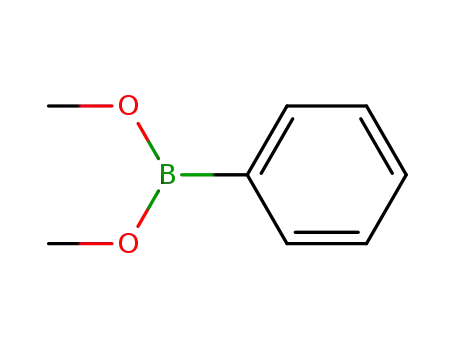 Molecular Structure of 13471-35-7 (Boronic acid,phenyl-dimethyl ester)