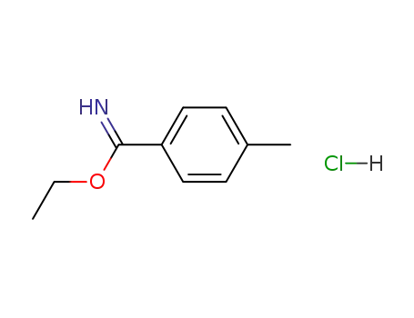 Molecular Structure of 43002-64-8 (ETHYL 4-METHYLBENZIMIDATE HYDROCHLORIDE)