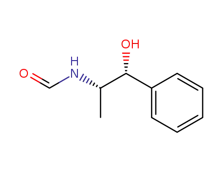 Molecular Structure of 77387-33-8 (Formamide, N-[(1S,2R)-2-hydroxy-1-methyl-2-phenylethyl]-)