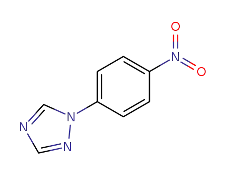 Molecular Structure of 6219-55-2 (1-(4-Nitrophenyl)-1H-1,2,4-Triazole)