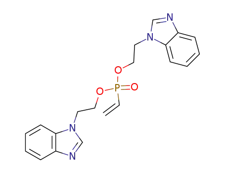 Molecular Structure of 70745-16-3 (Phosphonic acid,P-ethenyl-, bis[2-(1H-benzimidazol-1-yl)ethyl] ester)