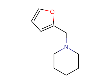 Molecular Structure of 14044-90-7 (Piperidine, 1-(2-furanylmethyl)-)