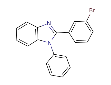 Molecular Structure of 760212-40-6 (2-(3-bromophenyl)-1-phenyl-1H-benzimidazole)