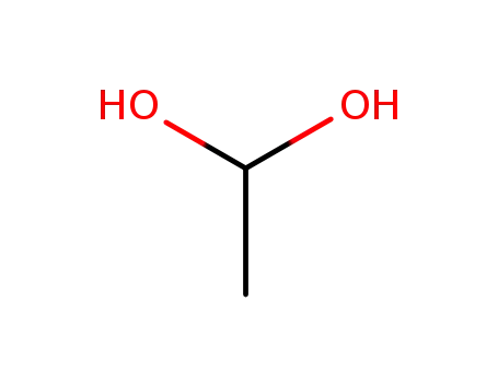Molecular Structure of 4433-56-1 (1,1-ethanediol)