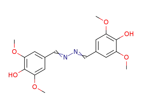 Molecular Structure of 14414-32-5 (4-Hydroxy-3,5-dimethoxybenzaldehyde azine)