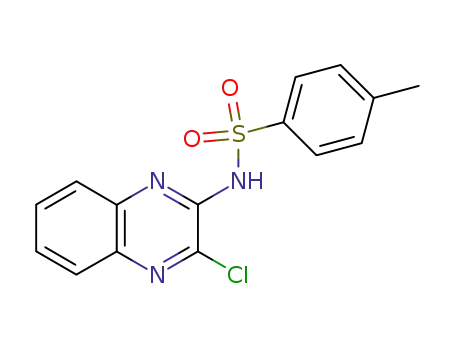 Molecular Structure of 4029-41-8 (N-(3-CHLORO-QUINOXALIN-2-YL)-4-METHYL-BENZENESULFONAMIDE)