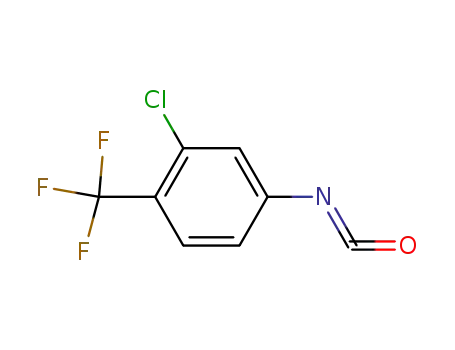 Molecular Structure of 39893-50-0 (Benzene, 2-chloro-4-isocyanato-1-(trifluoromethyl)-)