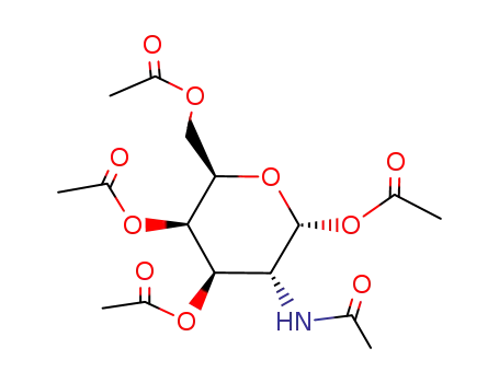 1-O,3-O,4-O,6-O-Tetraacetyl-2-(acetylamino)-2-deoxy-α-D-galactopyranose