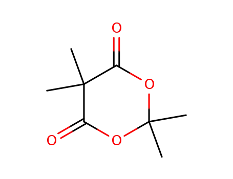 Molecular Structure of 15568-97-5 (1,3-Dioxane-4,6-dione, 2,2,5,5-tetramethyl-)