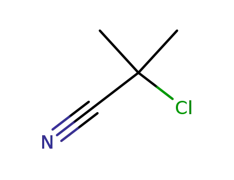 Molecular Structure of 3331-60-0 (2-chloro-2-methylpropiononitrile)